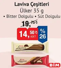 ÜLKER LAVİVA ÇİKOLATA ÇEŞİTLERİ